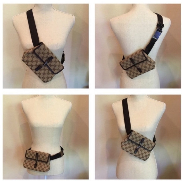 GUCCI GG Canvas Jackie Belt Bag - Picture 12 of 14